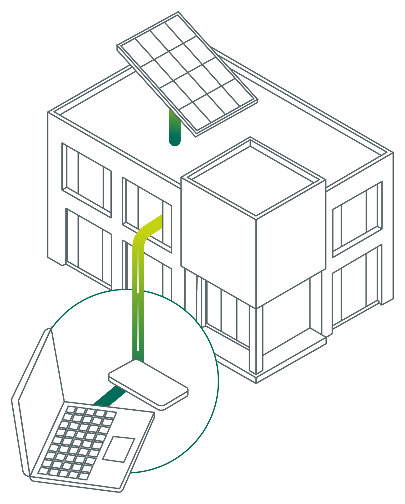 Ombrières photovoltaïques avec bornes de recharge